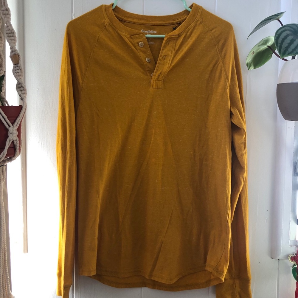 Mustard Yellow Long Sleeve Top